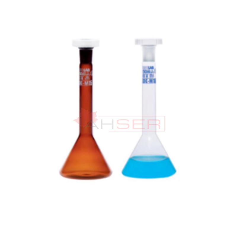 balon joje - trapezoidal - amber - A kalite - grup sertifikalı - beyaz skala - 10 ml - NS 10/19