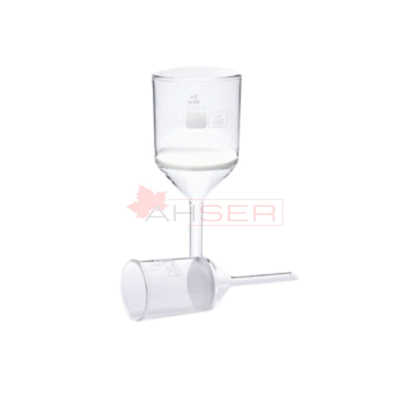 huni - gooch - sinter cam filtreli - 17D - por 3 - 125 ml - çap 60 mm