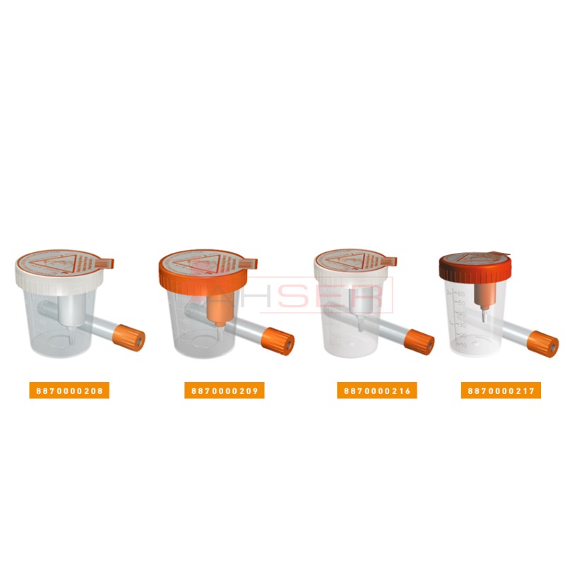 İdrar Numune Kabı Entegre Sistem Non Steril 60 cc