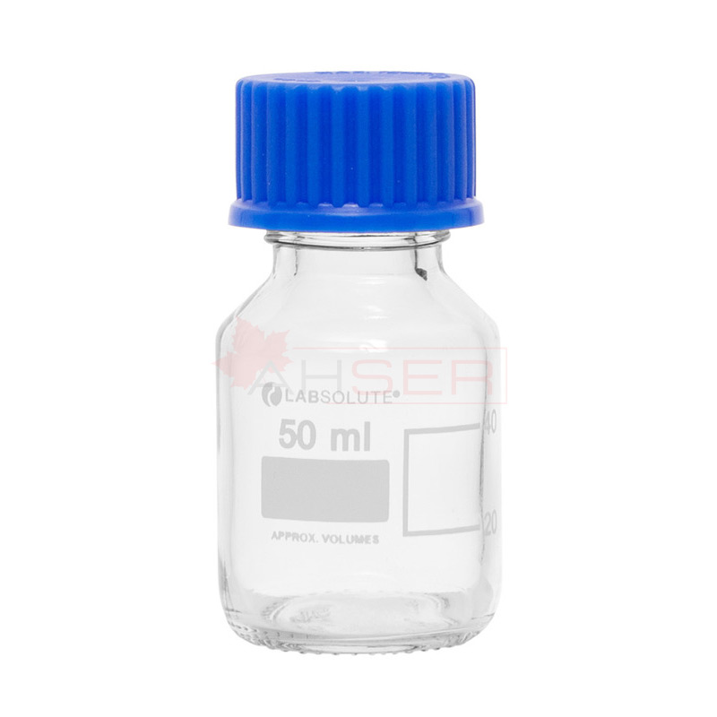 Mavi Vida Kapaklı Otoklavlanabilir Şişe 50 ml
