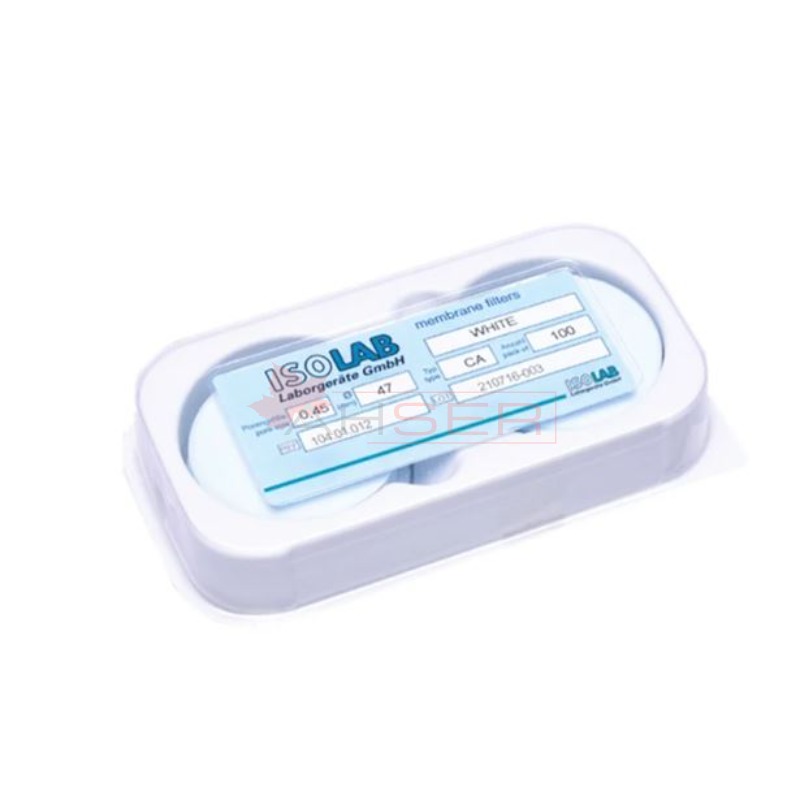 membran filtre - gözenek büyüklüğü 0,20 um - 47 mm çap - nitroselüloz
