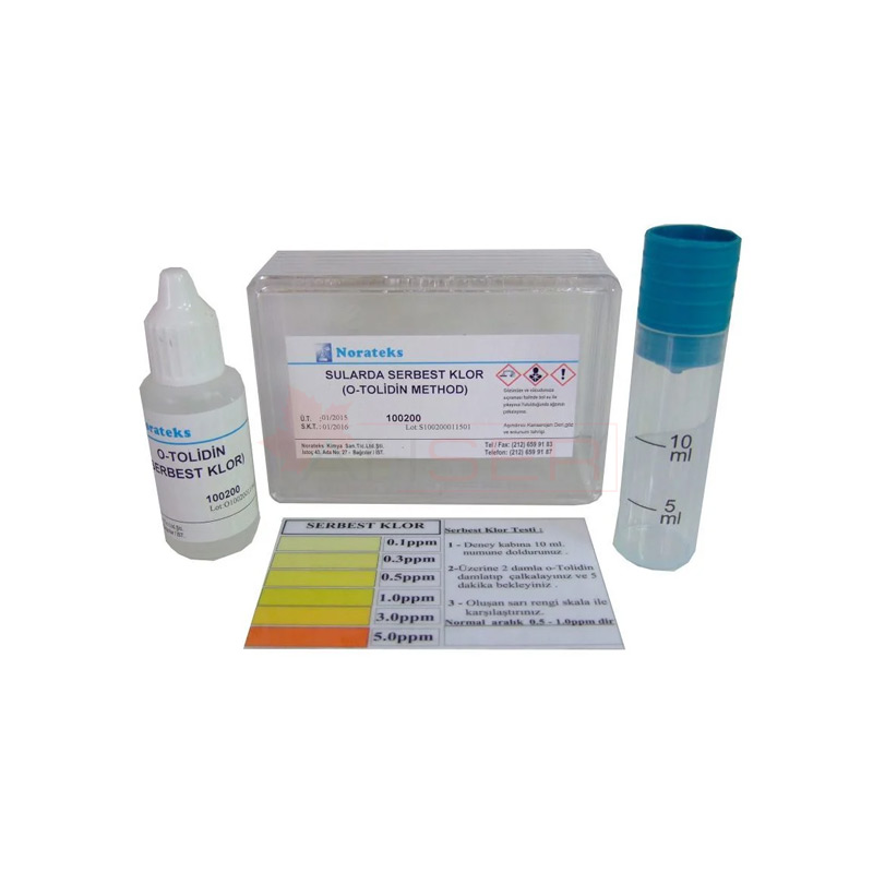 Norateks Alkalinite Test Kiti (1damla=50ppm) (Bikarbonat Kiti)