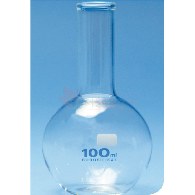 Balon Kısa Boyunlu Dibi Düz 100 ml