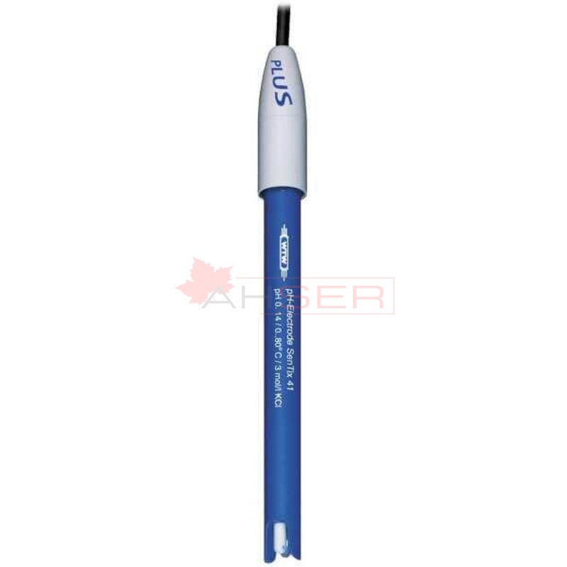 WTW SenTix&reg; 41 Epoxy (Plastik) pH Elektrodu 0... 14 pH 1 Metre Kablolu
